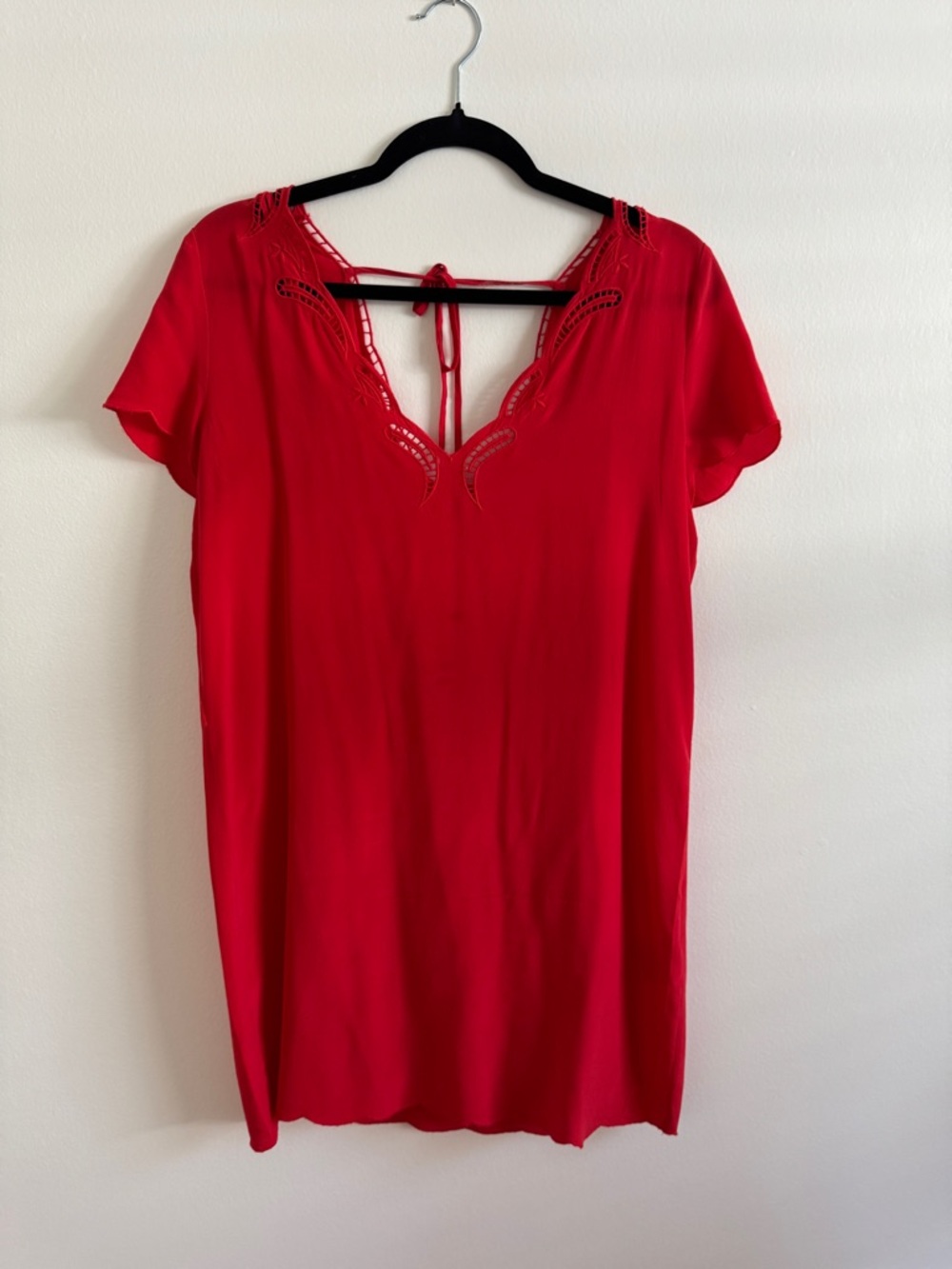 Sezane tie-back silk dress - size EUR 40